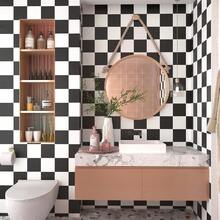 1 Cuộn Giấy dán tường kẻ caro đen trắng Giấy dán tường PVC tự dính Bóc ra và dán Miếng dán vinyl chống thấm dầu cho tủ bếp Miếng dán nhà bếp tự làm Có thể sử dụng để trang trí nhà Cửa phòng ngủ Tường phòng khách Có thể tháo rời Cải tạo cửa hàng Chịu nhiệt Phòng tắm An toàn Dễ dàng vệ sinh Bền Có thể tháo rời 15,7in/393,7/196,8/118,1/39,3in - Đen và trắng - Xem 6