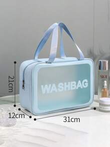 1 件女士大容量便携式旅行洗漱包,适用于化妆和浴室必需品,复古化妆刷收纳,奢华多口袋化妆包,可爱 PU 皮革防水便携式化妆刷收纳洗漱包夏季旅行,度假屋浴室装饰节日化妆品收纳包浴室配件返校 - 彩色 - 查看 20