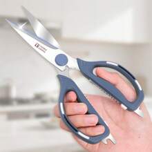 2pcs Kitchen Scissors Set, Professional Heavy Duty Stainless Steel Multipurpose Shears, Suitable For Household, Sewing And Office Use