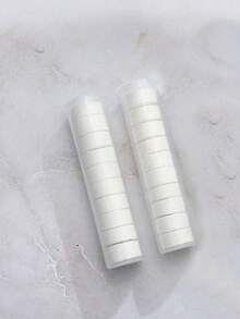 每盒 30/20/10 条便携式一次性压缩毛巾 - 非常适合美容工具、卸妆、面部清洁、户外旅行和徒步旅行以及日常家居使用 - 白色 - 查看 8