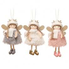 Christmas Decorative Hanging Ornaments, Santa Hat, Reindeer Antlers, Girl, Christmas Tree Decor, Small Pendant Home Decor Christmas Decorations Room Decor