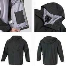 Under Armour Men's Hooded Zip-Up Loose Comfortable Woven Jacket - Dark Green - View 7