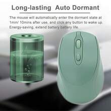 Silent Button Rechargeable Wireless Mouse, 2.4G/BT Dual-Mode Wireless Mouse, Ergonomic Design, Plug And Play, Connect And Use, Portable Office Computer Mouse Suitable For Tablets, Mobile Phones, Laptops, 4 Buttons, Built-In 300MAh Lithium Battery, TYPE C Charging Interface