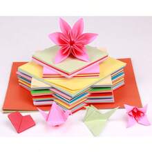 100 Bright Square Origami Sheets - Colorful Handmade Paper For Artistic Creation, Perfect For Paper Cranes And Decorative Design, With A Bright Multi-Color Option, Paper Art DIY Origami, Paper-Cutting, Handmade Colored Paper, Multiple Colors, Suitable For Handcrafting And Painting Cutting,For School Supplies,Back To School - Multicolor - View 2