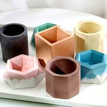 6 Colors Gypsum Cement Pigment Powder Set, 30ml/1.01oz Gypsum Pigment - Water-Based Coloring Agent For Gypsum, Epoxy Crafts And Jewelry Making, Powder Paint Pigment For Resin Crafting