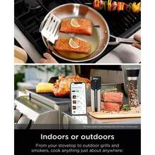 Ninja ProChef™ Connected Wireless Thermometer Indoor & Outdoor, WP100 | Fall Fashion | Other Measuring Tools - Black - View 6