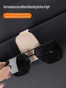 On-Board Eye Clip, Multi-Functional Car Sunglasses Holder, Sun Visor Car Glasses Holder, Car Sunglasses Box And Multi-Functional Storage Clip, Magnetic Sunglasses Clip, Bill Clip, Sun Visor Sunglasses Storage Device For Car Use, Which Can Effectively Protect Lenses, Can Clip Glasses, Sunglasses, Myopia Glasses, Reading Glasses, Suitable For Car Sun Visors, Office Computers, Study Desks, And Can Be Given As A Gift To Friends.