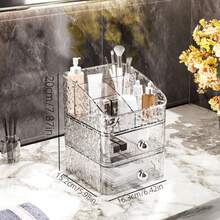 1pc Large Capacity X-Drawer Desktop Organizer, Multipurpose Storage Box For Cosmetics Skincare Remote Controls, Countertop Organizer For Vanity Bathroom Office