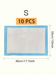 100/50/40/20pcs Super Absorbent Pet Pee Pads, Designed For Large, Medium And Small Dogs Training. Super Absorbent, Leak-Proof, Odor Eliminating, Easy To Clean, Disposable. Suitable For Puppies, Kittens, And Medium/Large Dogs Indoor Training And Daily Use. [Quantity Varies By Specification]