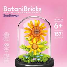 Ewige Blumen Bauklötze - Erschaffe deine Welt mit exquisiten Miniatur-Blöcken in leuchtenden Farben, ideal als Valentinstags-Geschenk, Geburtstagsgeschenk, Muttertagsgeschenk, Neujahrgeschenk, Weihnachtsgeschenk