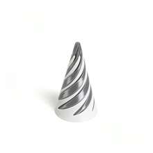 3Pcs Multi-Size Reversible Spiral Cone 3D Printed Anxiety Relief Fidget Toy,Decompression 3D Printed Double-Sided Spiral Cone - Colorful Gradient Structure, 1/2/5/10/20Pcs,Suitable As Halloween And Christmas Gifts, Metal Fiber Structure,Fidget Toys,Fidget,Sensory Toys