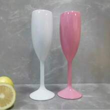 Reusable Acrylic Champagne Flutes – Elegant Plastic Champagne Glasses For Wedding Toast, Engagement Party, Graduation Celebration, Bachelorette Party, Bridal Shower, Baby Shower, Birthday Party,Brunch-Ready