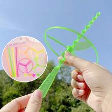 1/10/30pcs Color Random Hand Rub Bamboo Dragonfly,Festival Party Toy Plastic Flying Leaf Toy,Outdoor Family Interactive Game,The Best Choice For Valentine's Day, Birthday Gifts,Both Indoor And Outdoor Use(Random Color)