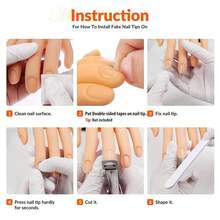 1 Piece Of Nail Practice Hand Acrylic Nail Set, Artificial Hand Nail Practice, Flexible Artificial Hand Practice, Bendable Silicone Artificial Hand Nail Art Practice Hand, Suitable For Professional Nail Salons, Home Nail Art Training Hand. - Multicolor - View 7