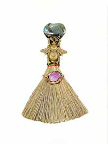 1pc Mini Crystal Magic Broom Decor For Home, Can Also Be Used For Desktop Cleaning, Halloween & Christmas Gift Home Decor Halloween Decor Fall Decor - Magic Broom - View 12