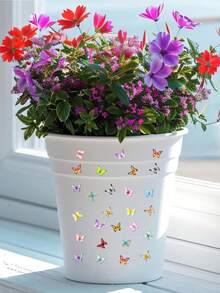 200/50/20 szt. kolorowych, kryształowych motyli z żywicy mieszanej – urocze akcesoria dekoracyjne DIY, zestaw ozdób na biurko, idealne do dekoracji weselnych i wypełniaczy pudełek prezentowych