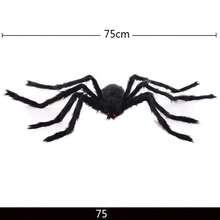Halloween Plush Spider Web Giant Spider Decorations Fake Spider With Triangular Huge Spider Web For Indoor Outdoor Halloween Decorations Yard Home Costumes Parties Haunted House Autumn Decors