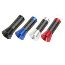 1 pièce Antenne de voiture en fibre de carbone, antenne radio de voiture, accessoire de modification d'antenne courte/longue en métal aluminium