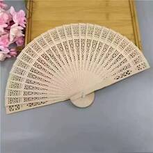 Elegant Folding Fan For Women, Traditional Hand Held Fan With Oriental Design, Wedding Party Favor Accessory, Portable Bamboo Paper Fan, Cultural Art Piece - A - Xem 9