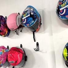 2pcs Heavy Duty Metal Hooks, Reinforced Specialty Hanging Rack, Warehouse Hardware Tool Storage Hanger, Suitable For Bicycle, Pipe, Skateboard, Ladder, Metal Cable Wall Mount Organizer Space-Saving Multi-Purpose Adjustable Stackable Portable