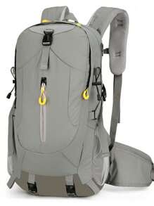 1 件户外徒步背包，大容量男女通用防水耐用旅行背包，轻便徒步旅行包，配有可调节肩带，适合户外运动、露营、旅行 - 彩色 - 查看 16