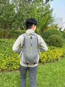 1 件户外徒步背包，大容量男女通用防水耐用旅行背包，轻便徒步旅行包，配有可调节肩带，适合户外运动、露营、旅行 - 彩色 - 查看 13