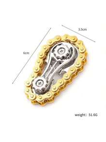 2025新品！齿轮链 - 金属，机械手玩具。病毒式减压装备，创意十足。齿轮玩具，缓解焦虑的小工具 - 必备！针线活玩具，旅行玩具，课堂减压玩具，迷你玩具，沐浴玩具，圣诞文具，减压球，生日礼物，圣诞礼物，万圣节礼物，完美礼物，礼物