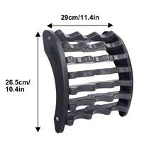 1 Stück stabiler Rücken-Strecker Massagegerät, tragbare Taille Stützmassage Platte, Yoga Lendenwirbelstütze Dehnungsplatte, Körpermuskel Entspannungsmassagegerät, Rücken- und Nackenunterstützung Strecker Massagegerät, Rückenöffner, Rückenstrecker für Büro, Alltag, Reise, Yoga