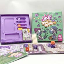 1set,Virus! Roll & Write Card Game - Strategic Dice-Rolling & Writing Challenge For Teens & Adults, Quick 15-20 Minute Pandemic-Themed Board Game With Dice Rolling & Strategic Thinking, Family-Friendly Game - Multicolor - View 2