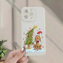 Teléfono 1PC Un teléfono con patrón de cachorro muy vendido para phone 16/15/14/13/12/11/XS/XR/X//8 Plus/Pro//- Y diseño de moda para hombres y mujeres, grandes amigos, familia, novio, novia - Blanco - Ver 6