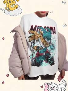 Fashion Deadpool Wolverine T Shirt Streetwear Short Sleeve Hip Hop Casual T-Shirt Vintage Amusing Cool Harajuku Cute Graphic Unisex Tops - 白色 - 查看 1