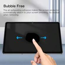2pcs Transparent High-Definition Tablet Screen Protector, Compatible With Samsung Galaxy Tab S10/Tab A9/Tab A7/Tab S9/Tab A9/Tab S10 Lite/Tab S11/Tab S11 Ultra/Tab S6 Lite, Bubble-Free - Clear - View 4