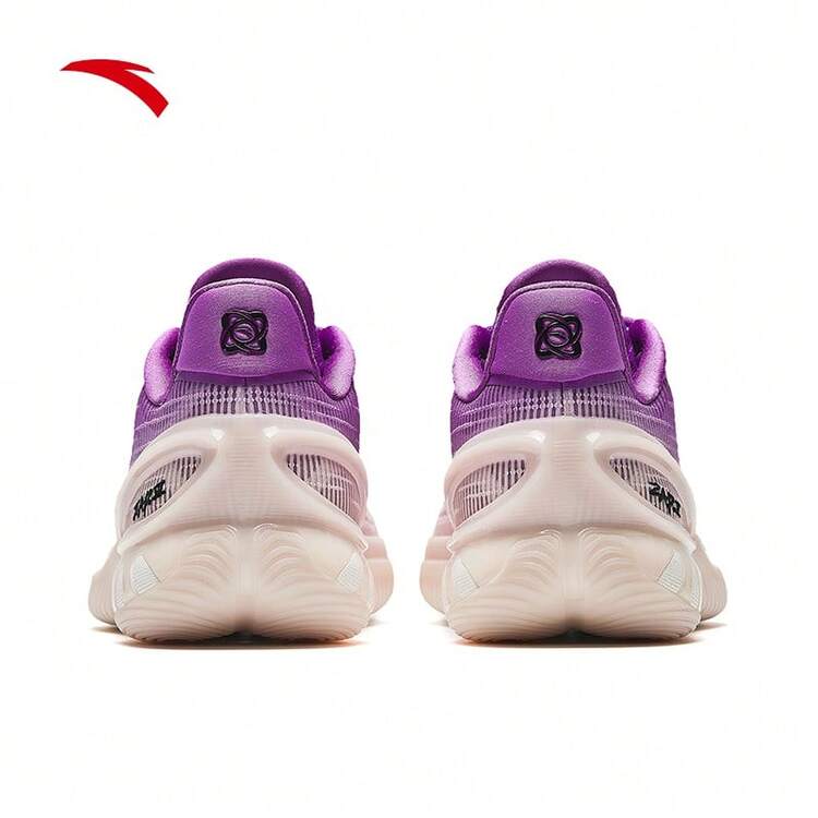 Zapatos de baloncesto deportivos para hombre ANTA, con amortiguación y suela antideslizante, modelo 912531110Q - Púrpura/Rosa-2 - Añade 4