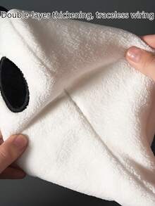 1/2 Stücke Halloween Gespenst Handtuch, weiches saugfähiges Korallen-Fingertuch, süße Badezimmer Dekoration, geeignet für Zuhause & Küche, perfektes Halloween Geschenk, dickes Hängetuch für Herbst/Winter Badezimmer Dekoration - Verschiedenfarbig - Übersicht 8