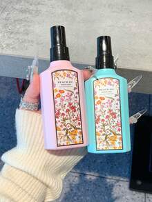 1 Stück - 100ML Duftzerstäuber, PFIRSICH Blütentraum Duftzerstäuber, Gardenie Jasmin Parfüm, langanhaltender Duft Kleidung Geruchsentferner Spray, PFIRSICH JO+ Coole Sommer Serie, alkoholfreier Blauer Windspiel Duftzerstäuber, Geruchsentferner Spray, leichtes Duftwasser Damen Duftzerstäuber, Raumduft Spray