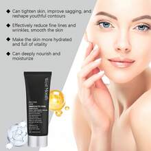 west&month Temporary Face Tightener Cream Immediately Tightening Skin Soothe Enhence Skin Barrier Repair Sensitive Skin Shrink Pores Anti-Wrinkle And Lightening Fine Lines Face Cream - 黑色 - 查看 11