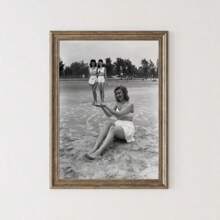 Set Of 1/3 Pcs Vintage Wall Arts Posters, Black And White Posters Vintage Fashion Posters, Modern Wall Decor, Office, Bathroom, Living Room, Bedroom, Home Decoration Unframed-Style