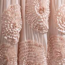 LUSH DECOR Serena Shower Curtain Blush 72X72 Halloween-Fall Decor-Room Decor - Blush - View 3