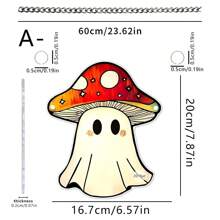 Halloween Ghost Sunlight Catcher, 2D Flat Acrylic Hanging Decoration, Suitable For Hanging In Corridors, By Windows, Outdoor Gardens, Study Rooms, Bedrooms, Living Rooms, Etc. Halloween Gift, Autumn Decoration Home Decor Halloween Decor Room Decor