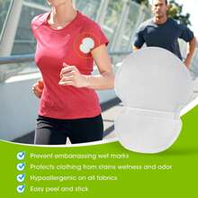 50pcs Women's Clothing Sweat-Proof Underarm Absorbent Pads, Suitable For Sports Fitness, Outdoor Hiking Camping Trips And Daily Work, Gym