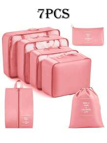 7 buc/set genți organizatoare de bagaje de călătorie