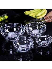 1 件透明沙拉碗、商用塑料防滴圆形果冻碗、塑料碗、蔬菜水果碗、防滴沙拉碗、水果桶、蔬菜、塑料茶碗、圆形碗、适用于厨房、派对、节日和庆祝活动、可重复使用的沙拉碗、服务、厨房准备用的甜点碗、甜点、蘸酱和糖果盘或坚果碗、学校用品 - 無色 - 查看 18