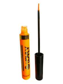 Delineadores neón Lovly, colores fluorescentes y vibrantes, fórmula cremosa fácil de aplicar, alta duración, ideal para looks originales. - Naranja - Ver 2