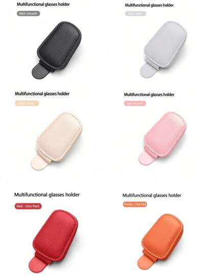 On-Board Eye Clip, Multi-Functional Car Sunglasses Holder, Sun Visor Car Glasses Holder, Car Sunglasses Box And Multi-Functional Storage Clip, Magnetic Sunglasses Clip, Bill Clip, Sun Visor Sunglasses Storage Device For Car Use, Which Can Effectively Protect Lenses, Can Clip Glasses, Sunglasses, Myopia Glasses, Reading Glasses, Suitable For Car Sun Visors, Office Computers, Study Desks, And Can Be Given As A Gift To Friends.