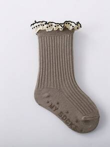 1双婴儿蕾丝边薄款船袜，春秋季 - 彩色 - 查看 19