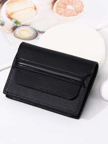 محفظة جلد طبيعي للنساء، محفظة صغيرة ذات تصميم بسيط وأنيق، مزودة بفتحات متعددة للبطاقات، مضادة للمغناطيس وسعة كبيرة