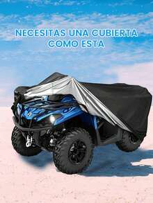 Waterproof ATV Cover XL Motorcycle Protector, Cover Case - Black - View 3