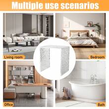 Acrylic End Table, U-Shaped Side Table With Rounded Edges, Stylish Modern Coffee Table Small, Shower Benches, Acrylic Step Stool, Thickened Clear Footstool Bathroom (40 X 29 X 42 Cm) - Transparent - View 3