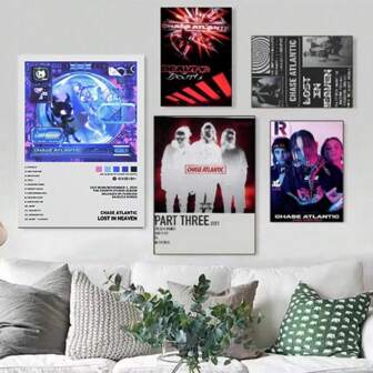 1 Pieza Póster HD del álbum musical "Beauty In Death" de Chase Atlantic para decoración de hogar, bar, cafetería, pintura de pared, regalo para amigos, sin marco