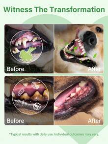 GJYC PET 2 液体盎司薄荷味宠物口腔喷雾，适用于犬猫，清新口气，护理牙齿，无酒精配方，每日使用